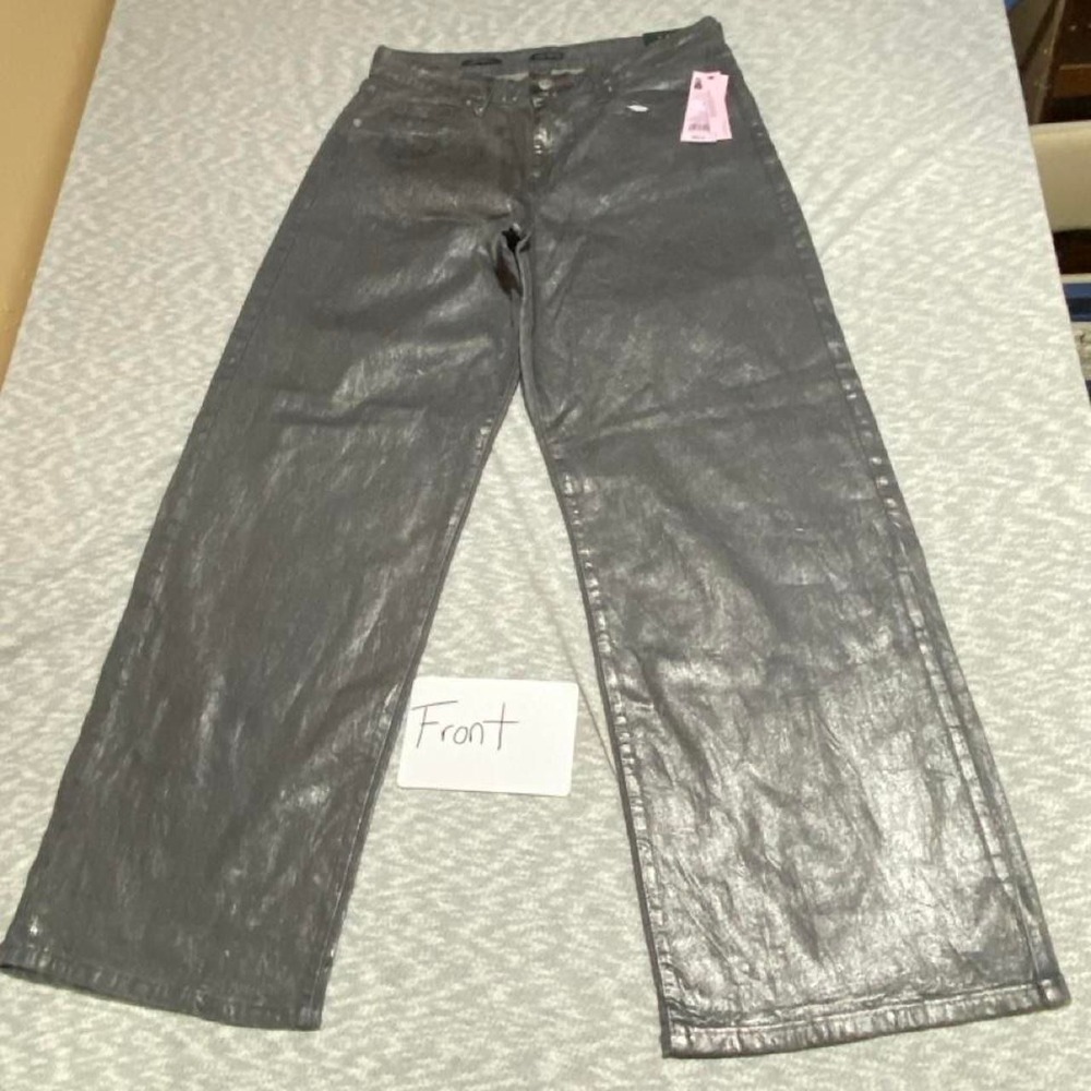 Wild Fable gray glittery high rise baggy pants Women 10R. NWT. SKU-B976